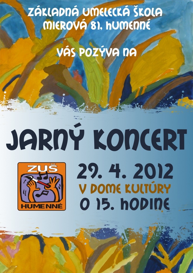 Jarný koncert žiakov ZUŠ