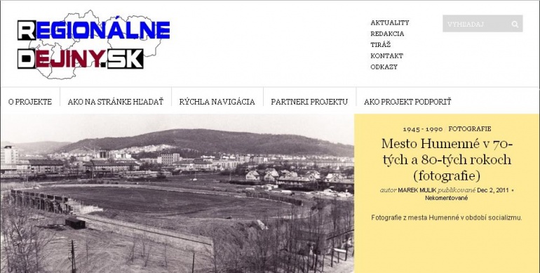region�lne dejiny