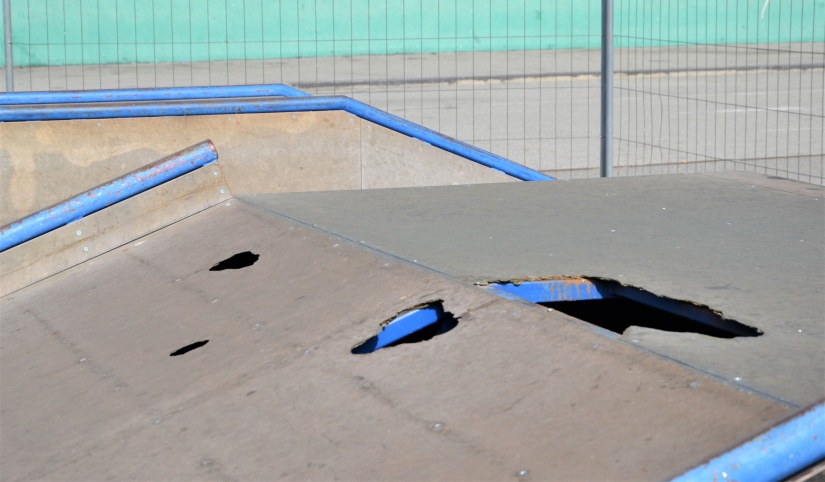 Skatepark je uzavretý