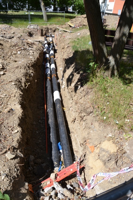 Rekonštrukcia potrubí (Sídlisko III) so záchranou duba