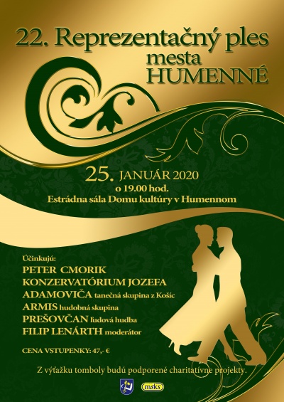 22. Reprezentačný ples mesta Humenné