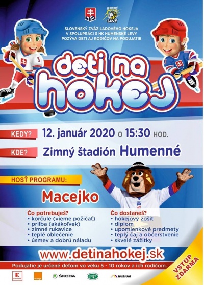 Deti na hokej 2020 – plagát