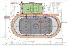 Hokejbalové ihrisko – projektový nákres