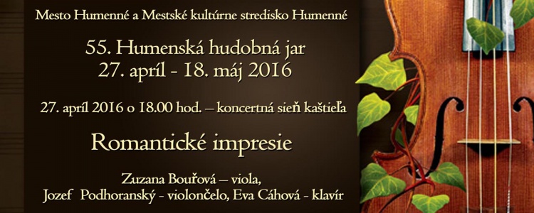 Humenská hudobná jar 2016 1