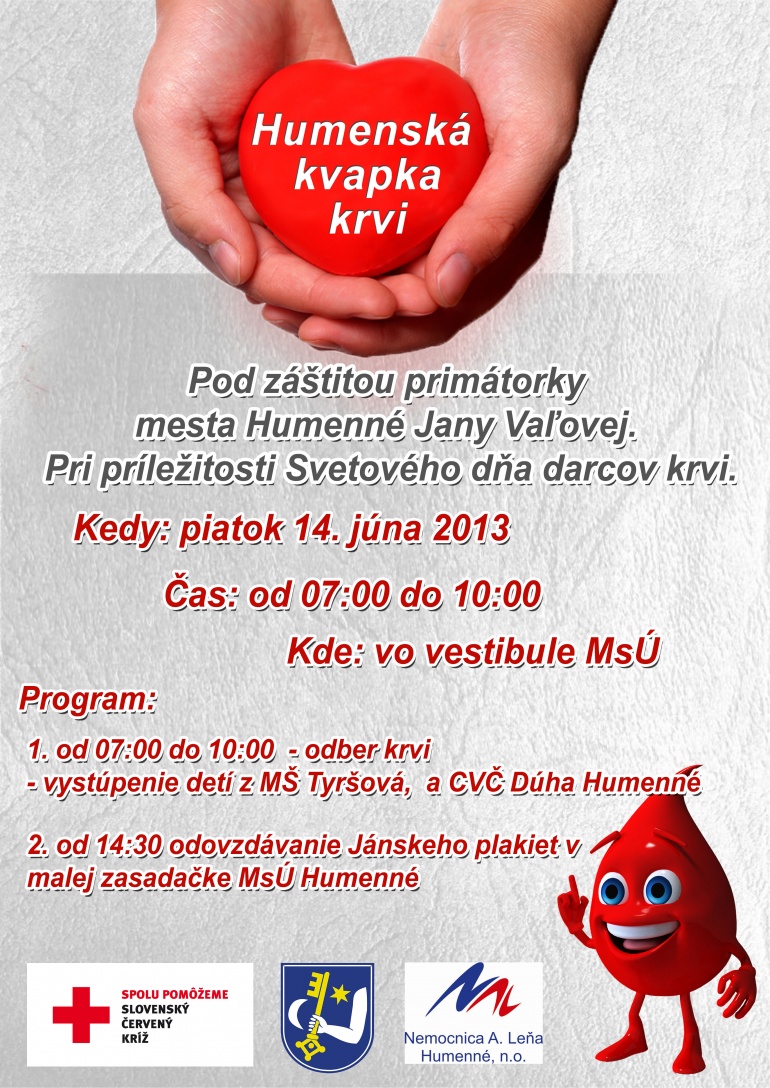 Humenská kvapka krvi velky