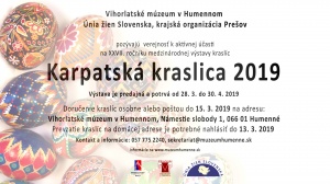 Karpatská kraslica 2019 – výzva