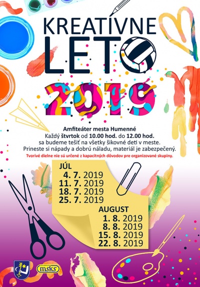 Kreatívne leto 2019