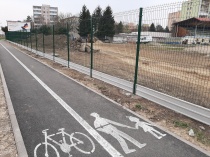 Nové oplotenie atletického areálu