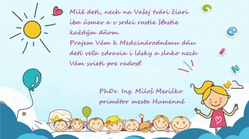 Pozdrav primátora k MDD 2019