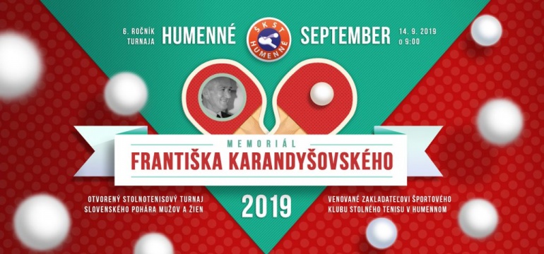 Stolný tenis_memorial Karandyšovského