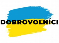 Ukrajina vlajka – dobrovoľníci