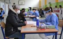Veľkokapacitné očkovanie v Humennom [6.3.]