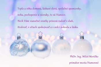 Vianočný pozdrav 2018