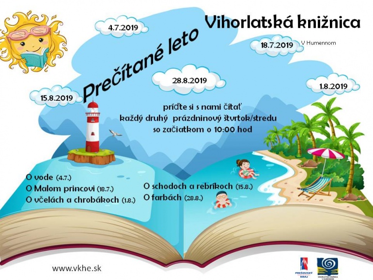 Vihorlatská knižnica_prečítané leto