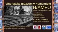 Výstava H/AMFO Roberta Spielmanna 2018