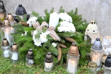 Živá ikebana pri Kríži