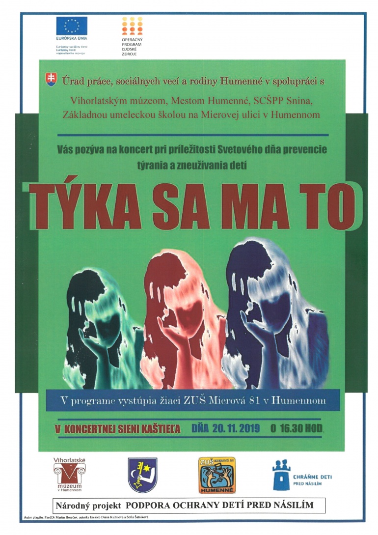 násilie na deťoch pozvánka 2019