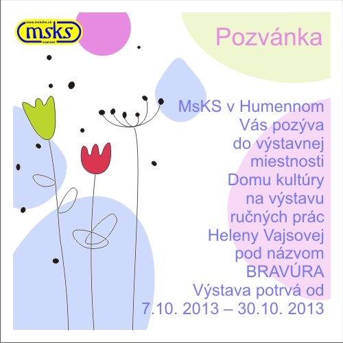pozvánka Bravura