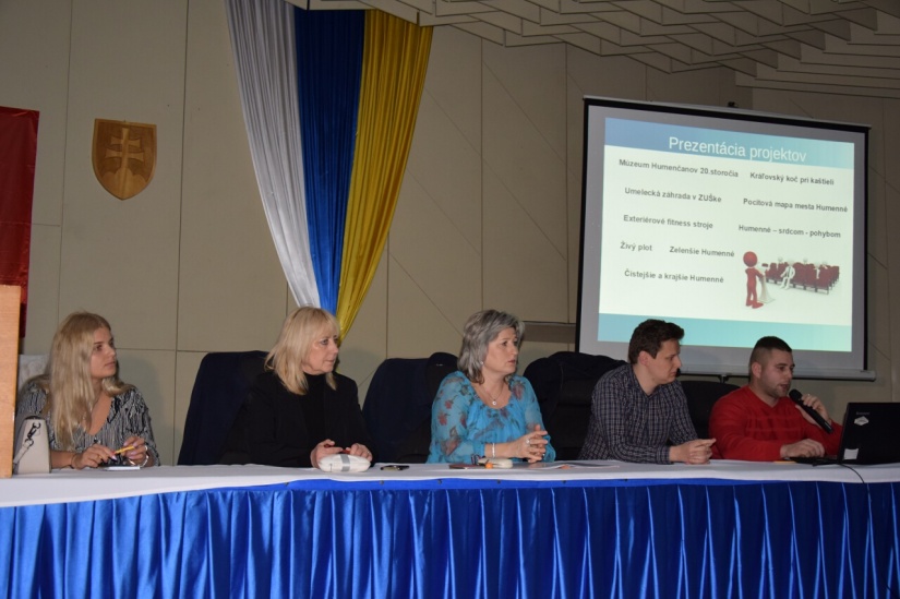 Verejná prezentácia projektov – Participatívny rozpočet mesta Humenné