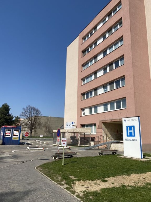 Samostatný pavilón E pre COVID pacientov