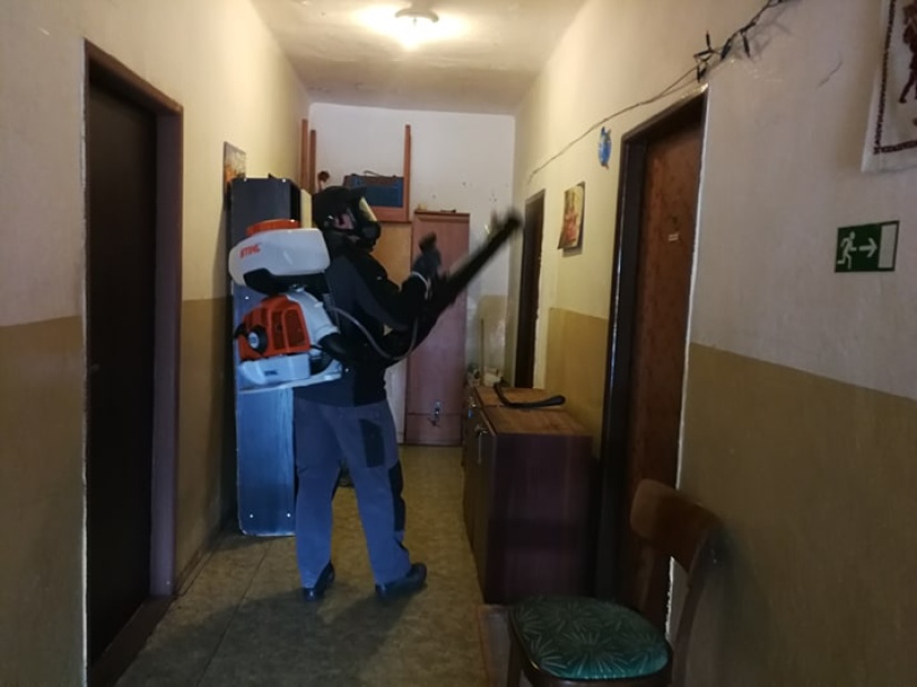 Dezinfekcia Zariadenia núdzového bývania