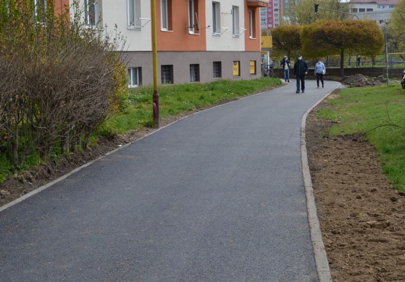 Chodník na Ševčenkovej ulici