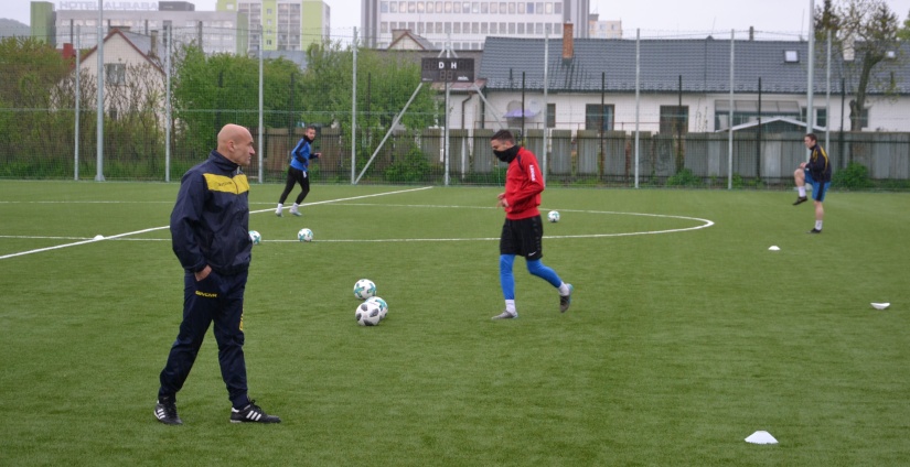 Futbalový tréning mužov