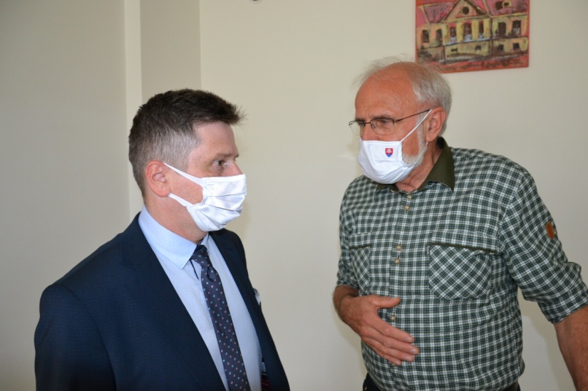 Primátor mesta s ministrom pôdohospodárstva a rozvoja vidieka SR Jánom Mičovským