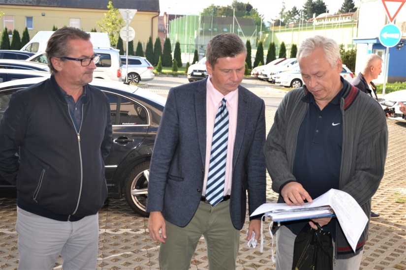 Odovzdanie staveniska pre realizáciu prístavby výťahu na Detskej poliklinike