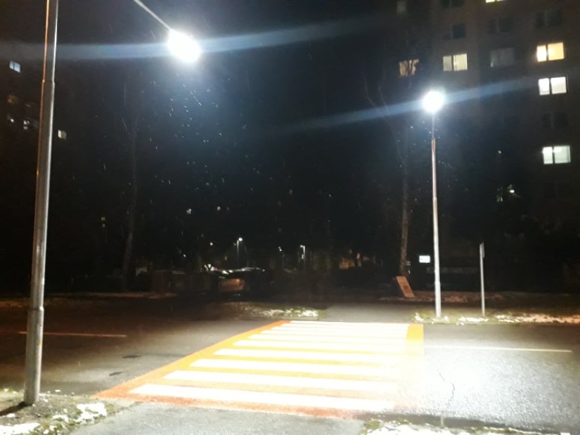 "Zebra na ceste" Laborecká ulica