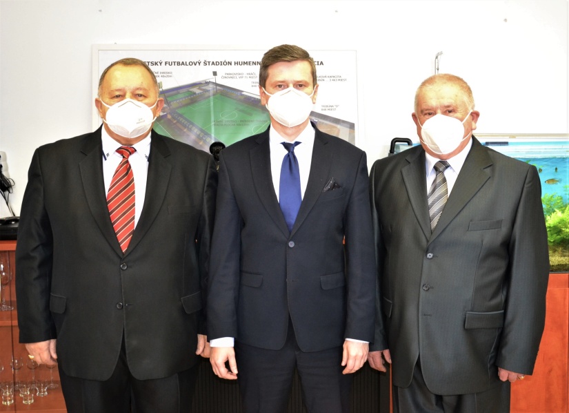 Vasiľ Guzan, Miloš Meričko a Vasil Gavula
