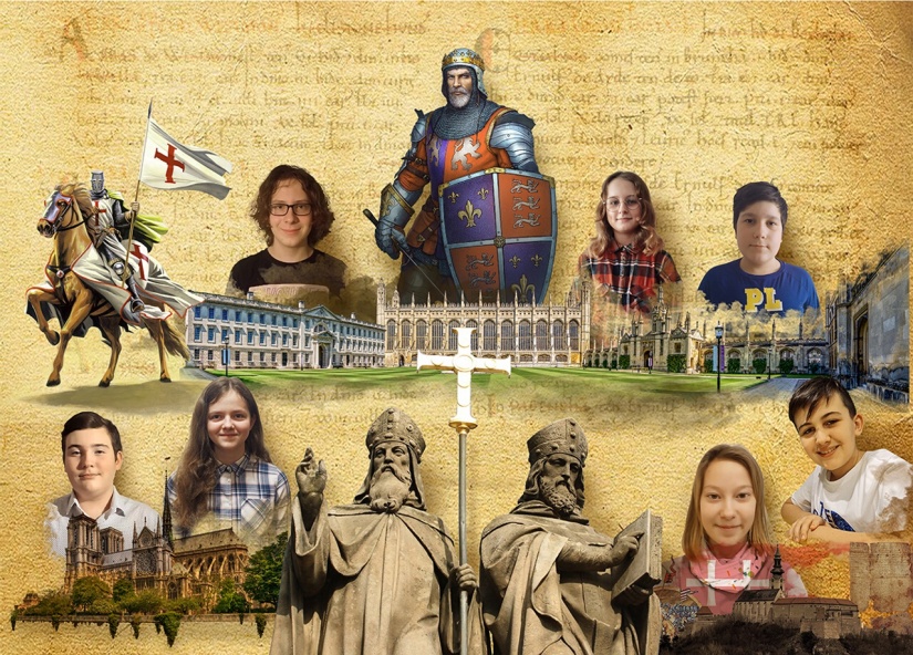 "Bojovníci" stredoveku zo ZŠ Pugačevova