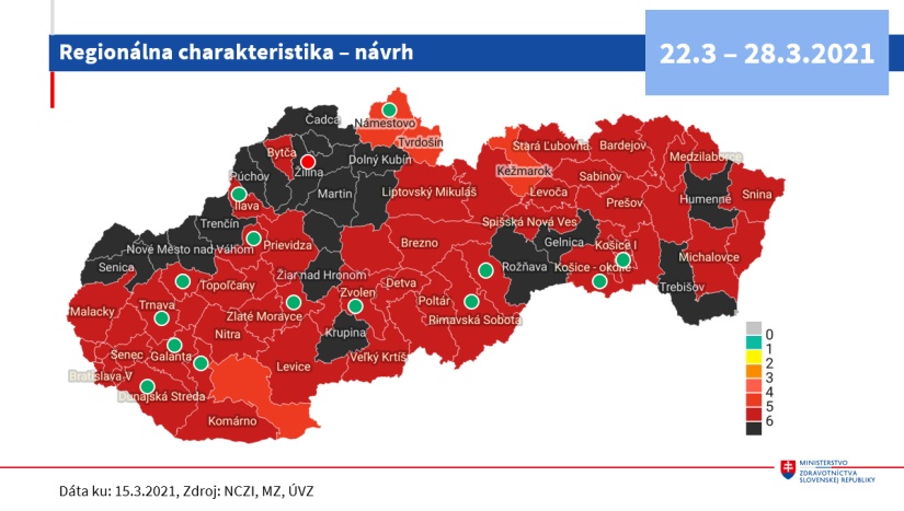 Covid automat regionálny (22.3. - 28.3.)
