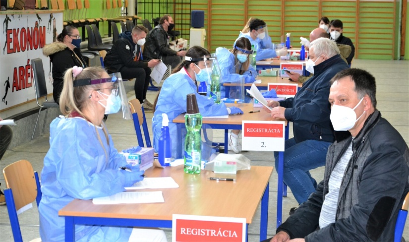 Očkovacie centrum v Humennom