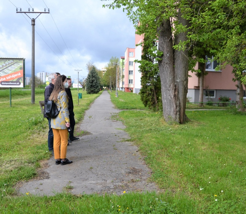 Koniec Puškinovej ulice (koniec časti rekonštrukcie)