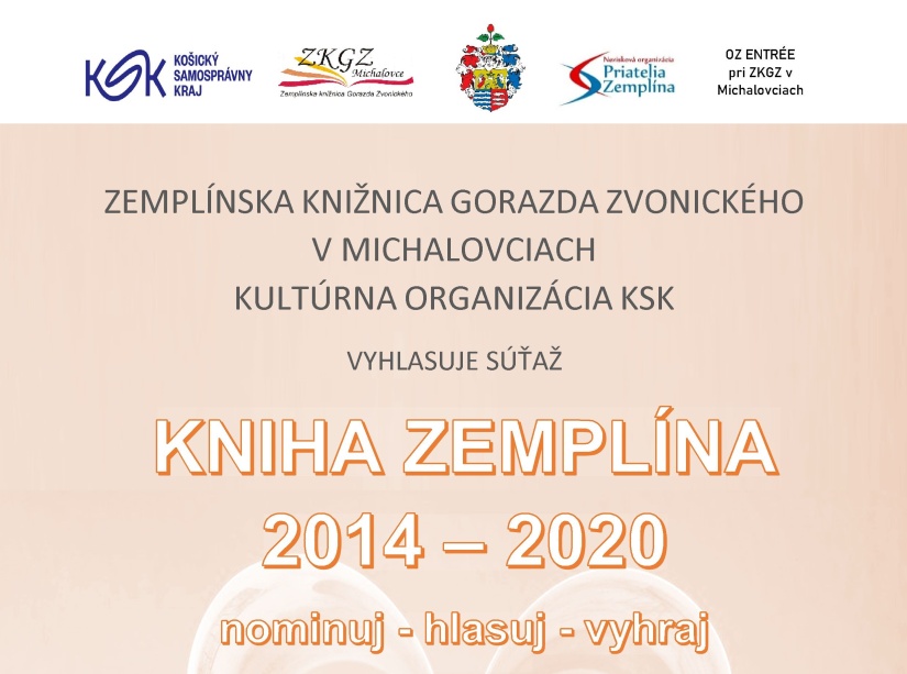 Kniha Zemplína 2014-2020