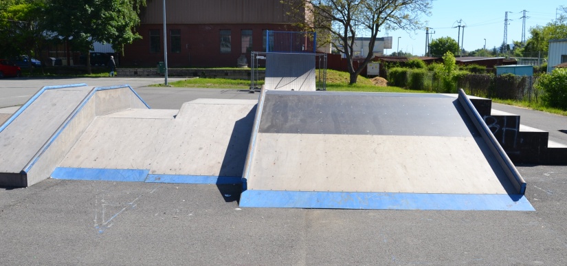 Opravené skateparkové ihrisko