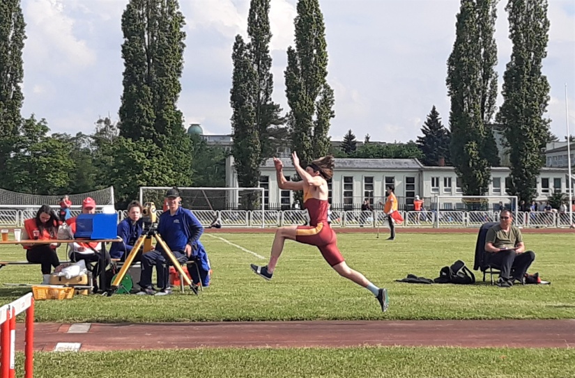 Patrik Megela (2. kolo Slovenskej atletickej ligy v Trnave)
