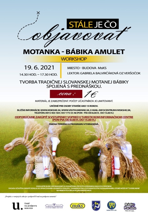 STÁLE JE ČO OBJAVOVAŤ – workshop Motanka