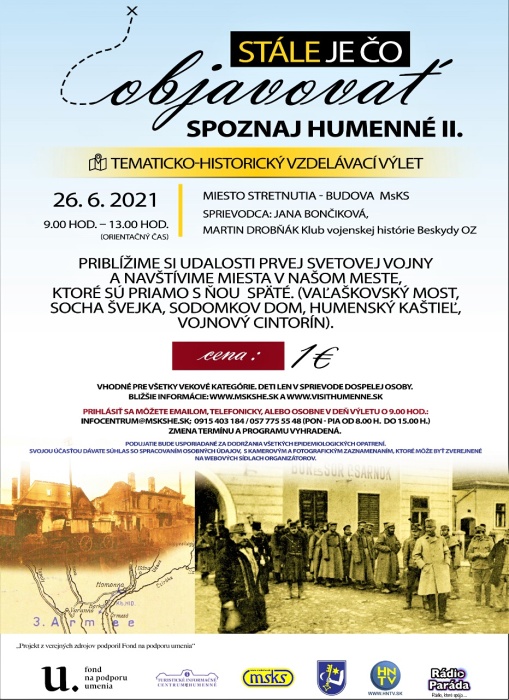 Spoznaj Humenné 2 - Téma: I. svetová vojna