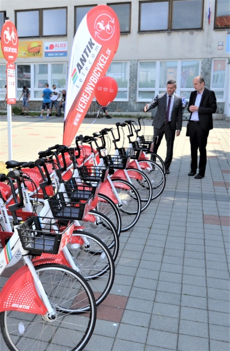 Bikesharing v Humennom, stanovisko pri CVČ