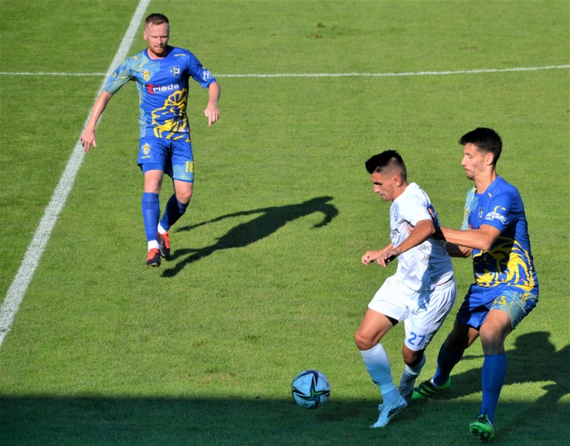 Humenné - Šamorín 3:1. Ján Dzurik a Martin Luberda...