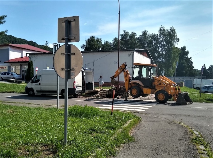 Havária potrubia Hrnčiarska 14
