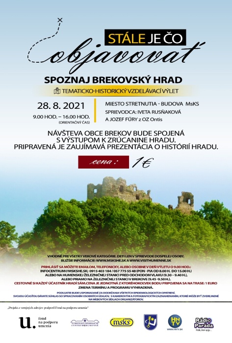 Historický a vzdelávací výlet BREKOVSKÝ HRAD