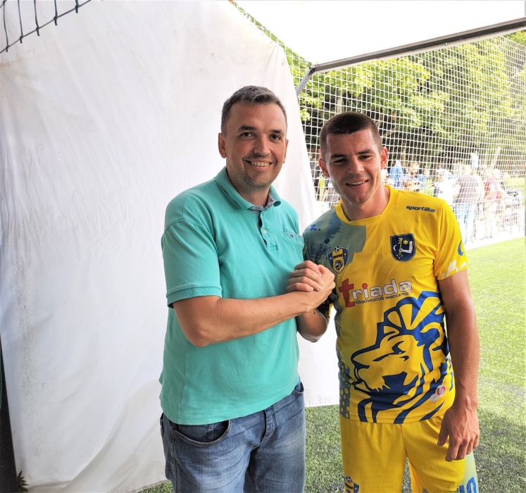 Ondrej Babjarčík a Erik Streňo. Petržalka - FK Humenné 1:1