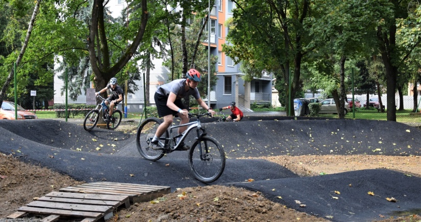 Pumptrack - otvorenie športoviska