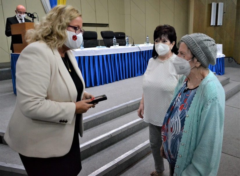 Oceňovanie priamych účastníkov národného boja za oslobodenie - Mária Polláková