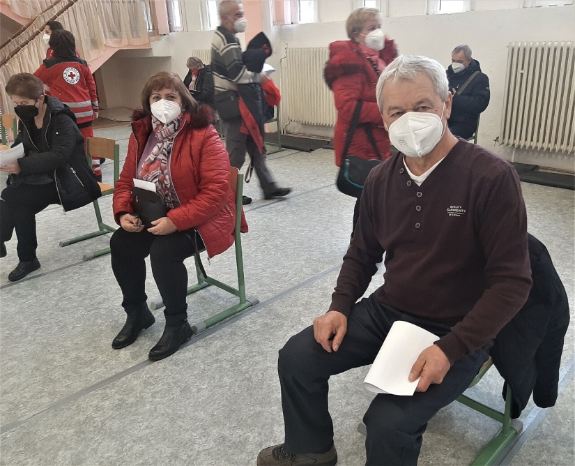 Veľkokapacitné očkovacie centrum (Obchodná akadémia) 5.12.2021
