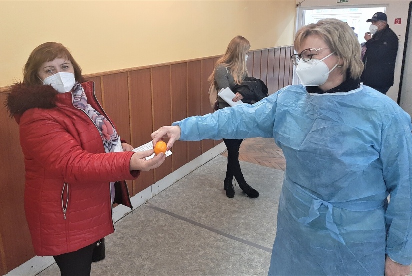 Veľkokapacitné očkovacie centrum (Obchodná akadémia) 5.12.2021