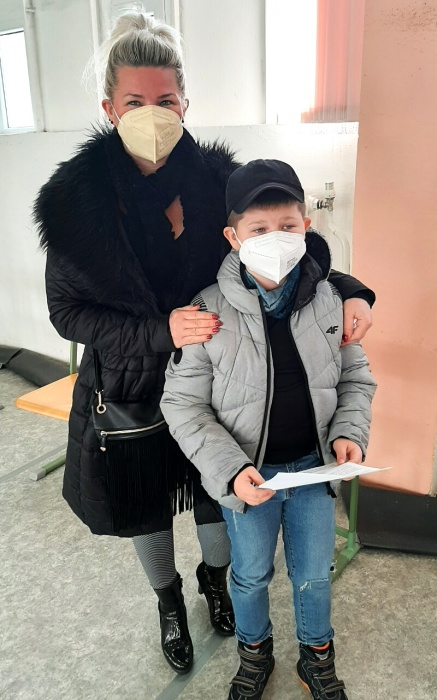 Veľkokapacitné očkovacie centrum (Obchodná akadémia) 29.1.2022